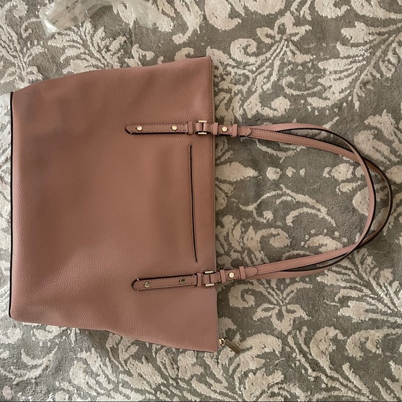 Offers Welcomed! Kate Spade Large Pink Pebbled Leather Zip Tote - Picture 3 of 6